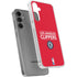 NBA Los Angeles Clippers Standard Red Galaxy S24 Plus Clear Case